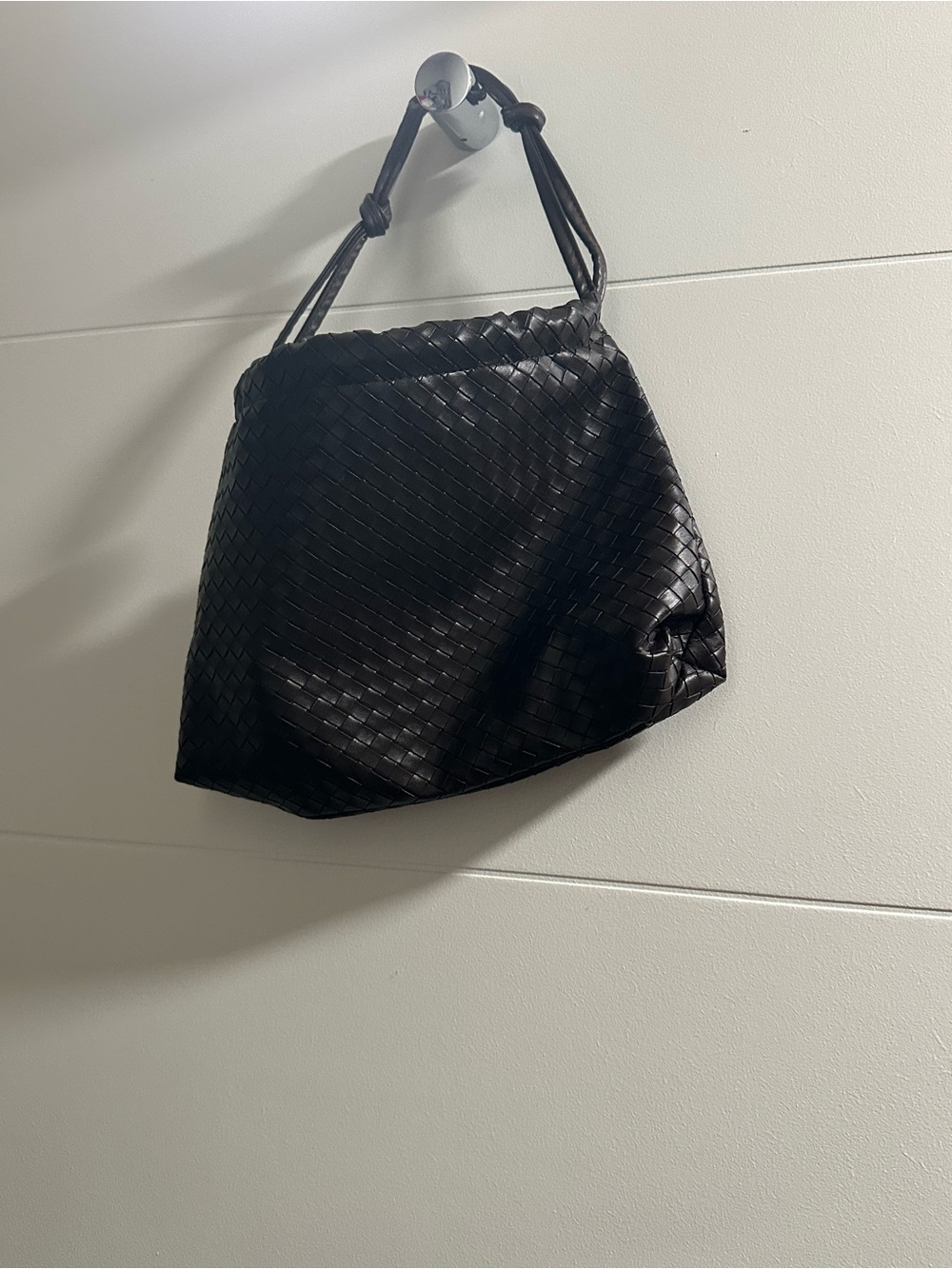 Cosbar Woven  Shoulder Bag - brown